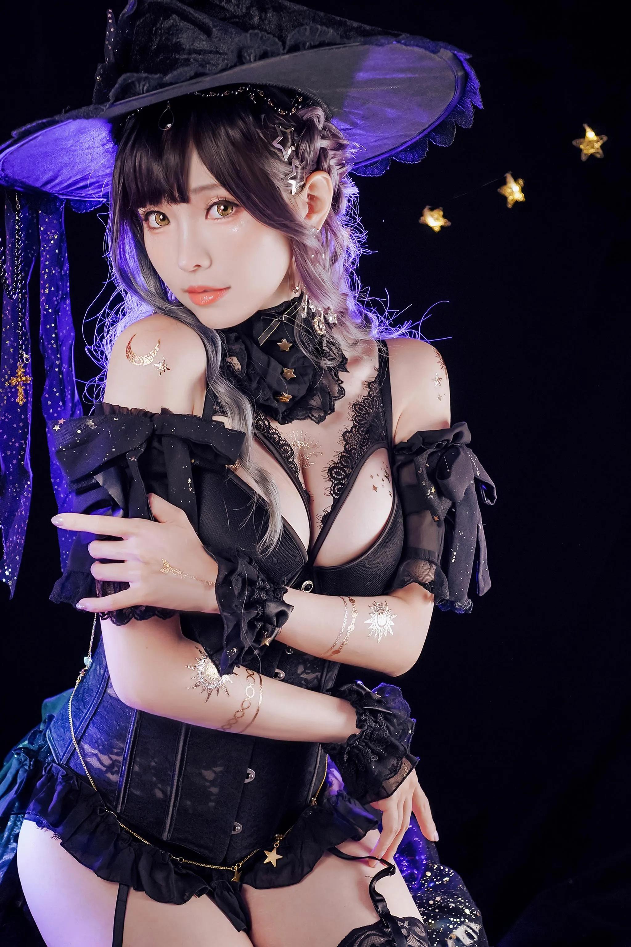 ElyEE子 – NO.77 Original Witch  Cat魔女與貓-Astrology Witch [33P]插图2